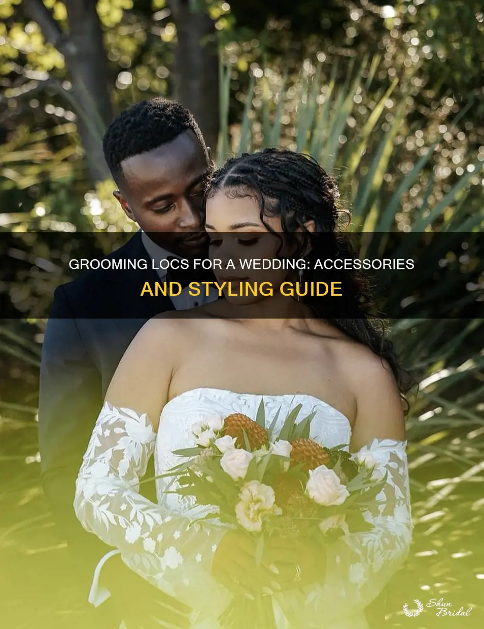what to put in your locs for a wedding
