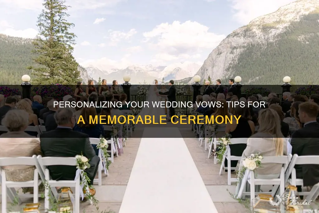 what to put in your wedding voews