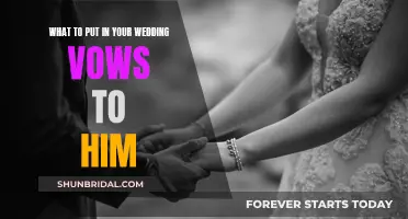 Writing Your Wedding Vows: Heartfelt Promises to Him