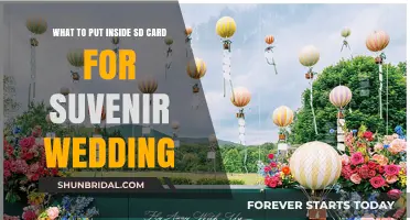 Unique Wedding Souvenir Ideas: Creative SD Card Content for Guests