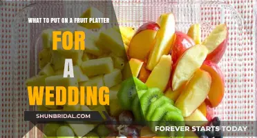 Fruits for a Wedding Platter: Fresh, Colorful, and Tasty!