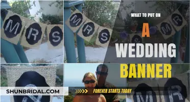 Ideas for a Wedding Banner to Celebrate Your Big Day