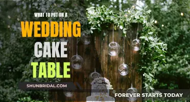 Wedding Cake Table: The Essential Elements for Display