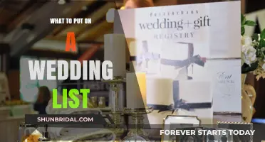 The Ultimate Wedding List Guide