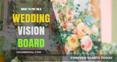 Dream Wedding Vision Board Ideas