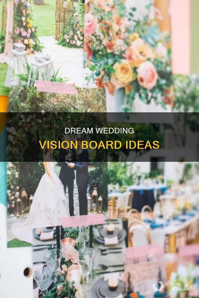 what to put on a wedding vision board