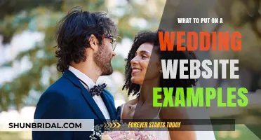 Creating a Wedding Website: Examples and Tips