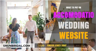 Wedding Website Accommodation: Guide Your Guests with Ease