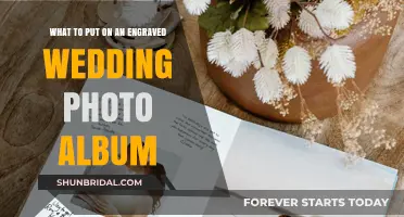 Personalized Wedding Photo Album Engraving Ideas