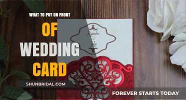 Elegant Wedding Card Front Ideas: Designs, Wording, and Personal Touches