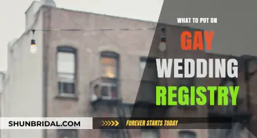 Wedding Registry Ideas for Gay Couples