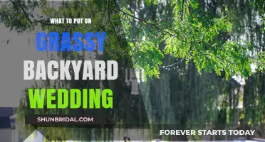Backyard Wedding Bliss: Grassy Decor Ideas