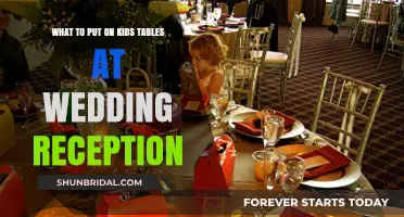 Creative Ideas for Kids' Wedding Reception Tables