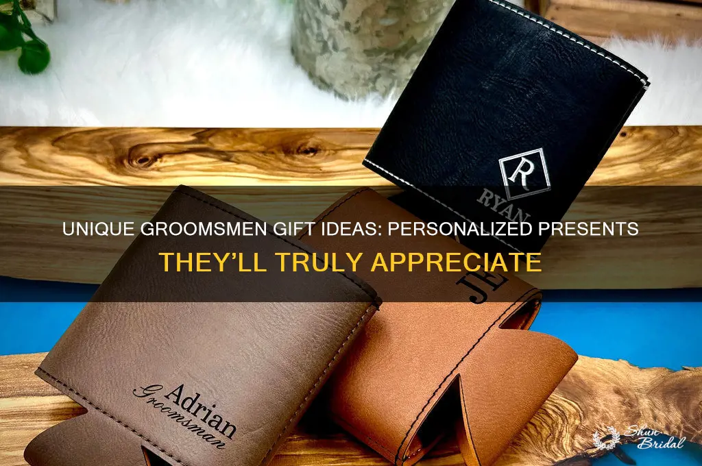 what to put on personalized groomsmen gift