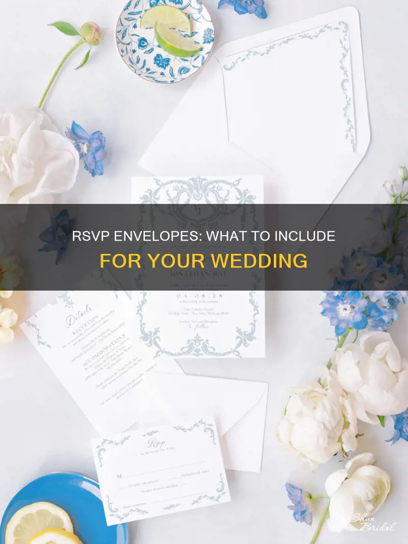 what to put on rsvp envelope for wedding