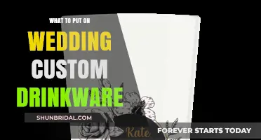 Custom Drinkware: Wedding Gifts with a Personal Touch