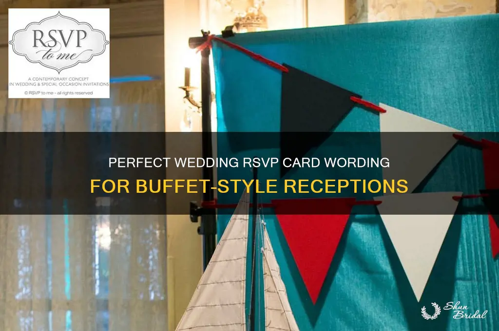 what to put on wedding rsvp card for buffet