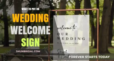 Wedding Welcome Sign: Tips for a Warm Greeting