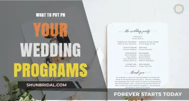 Wedding Programs: What to Include and Why