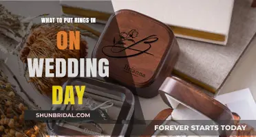 Rings on Your Wedding Day: Where to Place Them