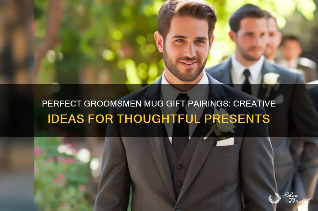 what to put with groomsmen mug gift