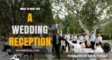 Renting for Your Wedding Reception: What You Need