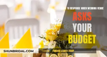 How to Respond to Wedding Venue Budget Queries