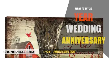 Celebrating 20 Years: Perfect Words for Your Wedding Anniversary