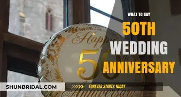 Celebrating 50 Years: Heartfelt Words for a Golden Wedding Anniversary