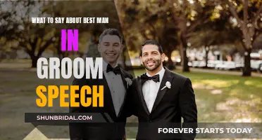 Best Man Appreciation: Groom's Speech Guide