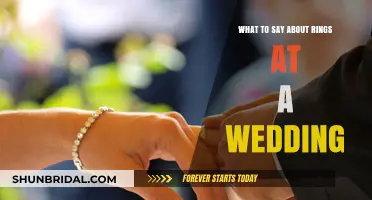 The Significance of Wedding Rings: What to Say