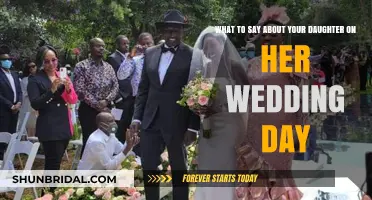 Honoring Your Daughter: Heartfelt Words for Her Wedding Day