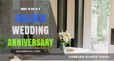 Celebrating 50 Years: Heartfelt Words for a Golden Wedding Anniversary