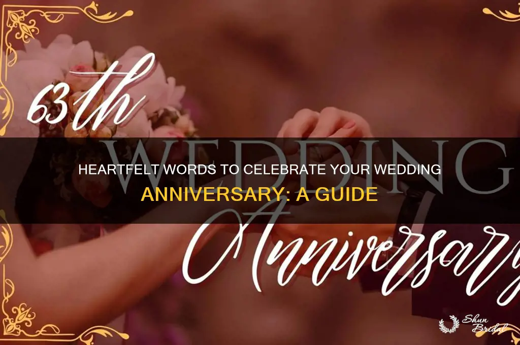 what to say at a wedding anniversary
