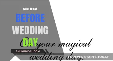 Heartfelt Words to Share Before Your Wedding Day: A Guide