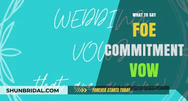 Crafting Heartfelt Commitment Vows: Words to Cherish Forever