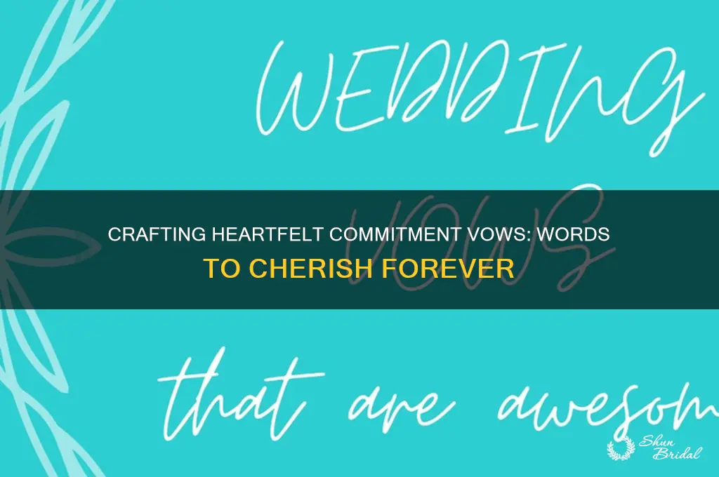 what to say foe commitment vow