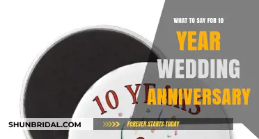 Celebrating a Decade of Love: Perfect Words for Your 10th Anniversary