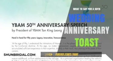 Celebrating 50 Years: Heartfelt Toast Ideas for Golden Anniversaries