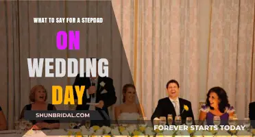 Honoring Your Stepdad: Heartfelt Wedding Day Words to Cherish Forever