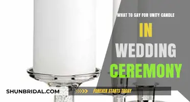 Unity Candle Words: Crafting Meaningful Vows for Your Wedding Ceremony
