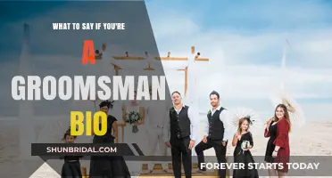 Crafting the Perfect Groomsman Bio: Tips and Examples for Your Role