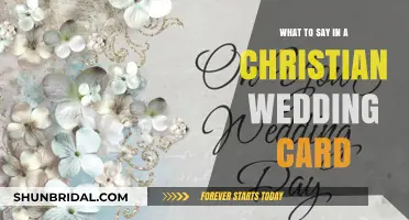 Blessings and Verses: Crafting Heartfelt Christian Wedding Card Messages