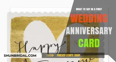 Celebrating One Year of Love: Perfect Words for Your First Anniversary Card