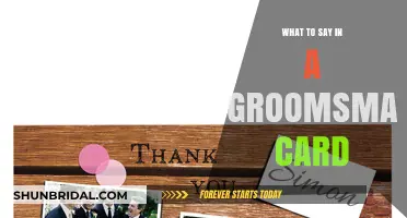 Heartfelt Words: Crafting the Perfect Groomsman Thank You Card Message