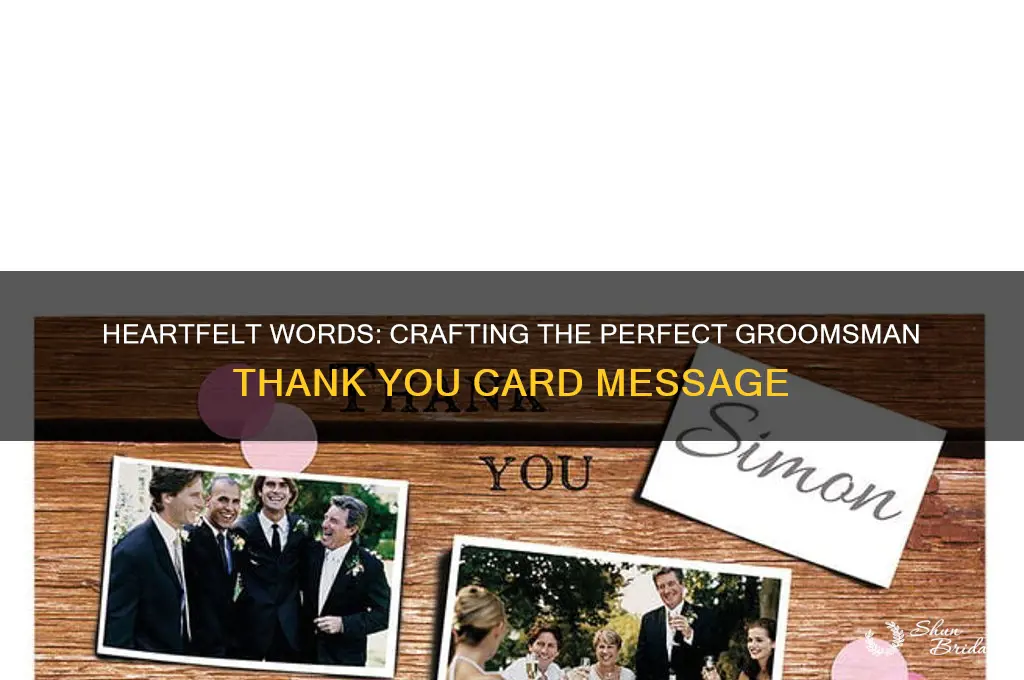 what to say in a groomsman card