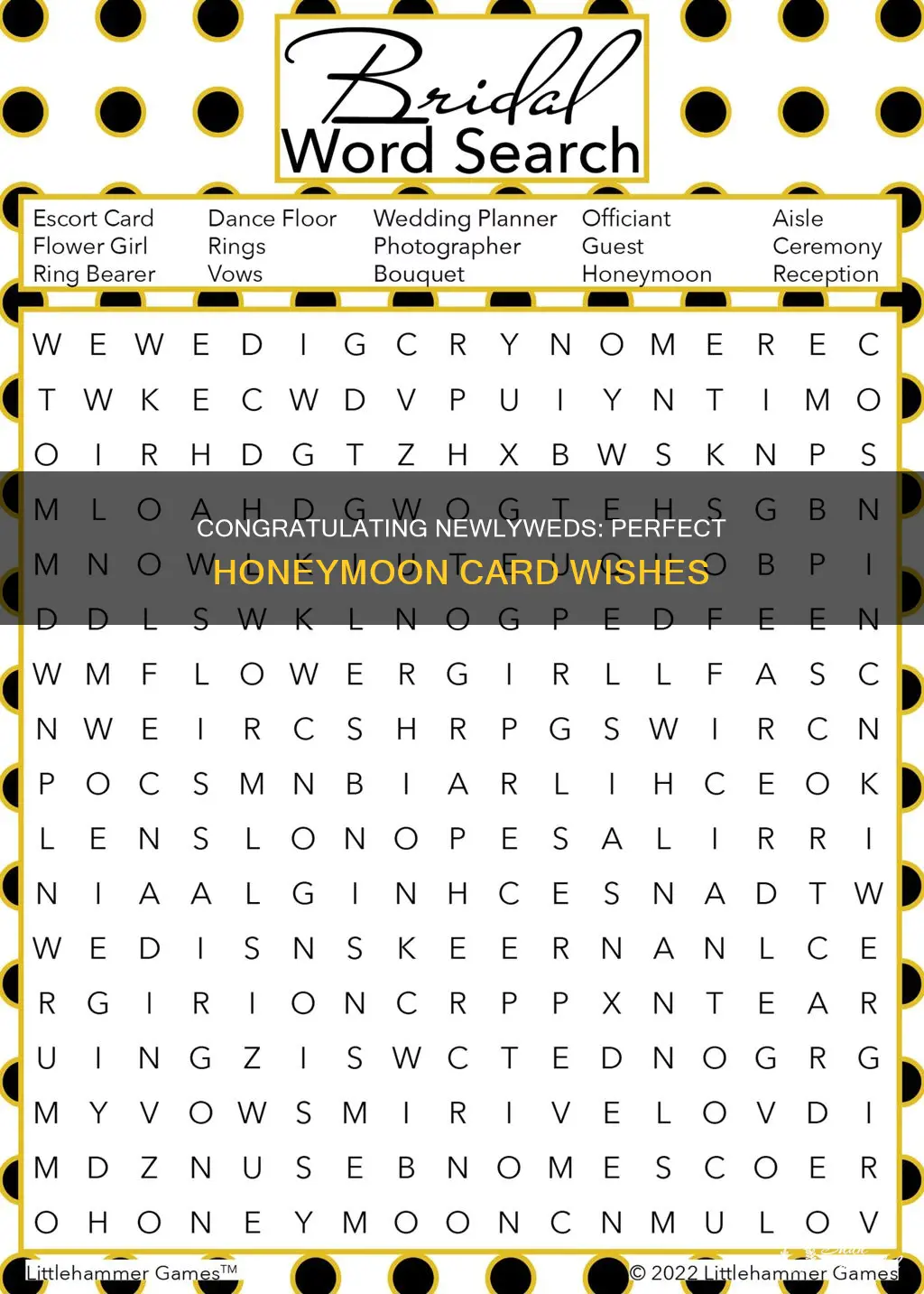 what to say in a honeymoon card