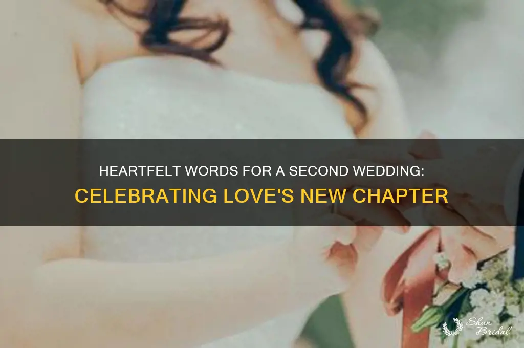 what to say in a second wedding card remarriage