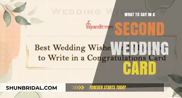 Thoughtful Second Wedding Wishes: Crafting the Perfect Card Message