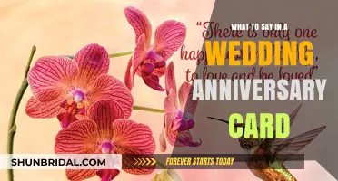 Heartfelt Words to Celebrate Your Wedding Anniversary Card
